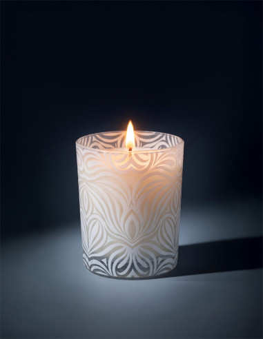 Bougie Végétale 180 g parfum Poudre de Riz ; parfum phare de la collection Les Traditionnels