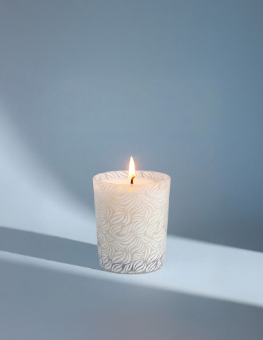 Bougie végétale 90 gr thé et maté vert | Les Lumières du Temps