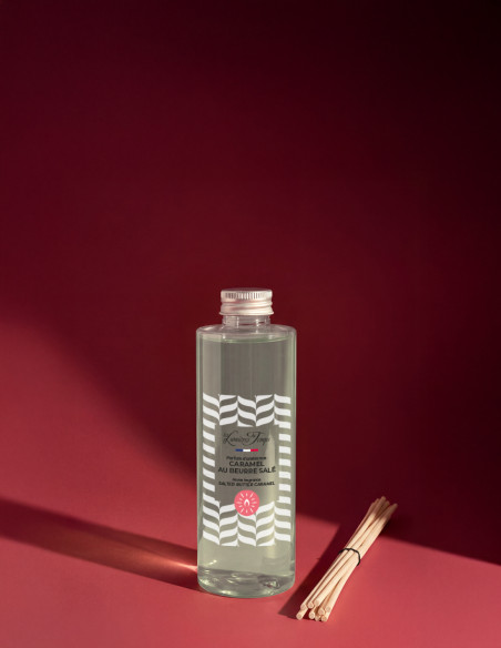 Recharge pour Diffuseur de parfums 200 ml Caramel Beurre Salé ; parfum gourmand