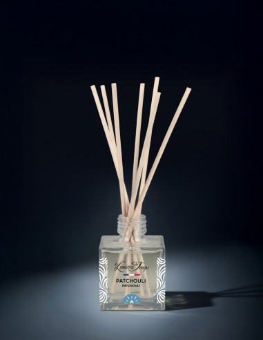 Diffuseur de Parfum 50 ml Patchouli : une fragrance maîtresse en parfumerie.