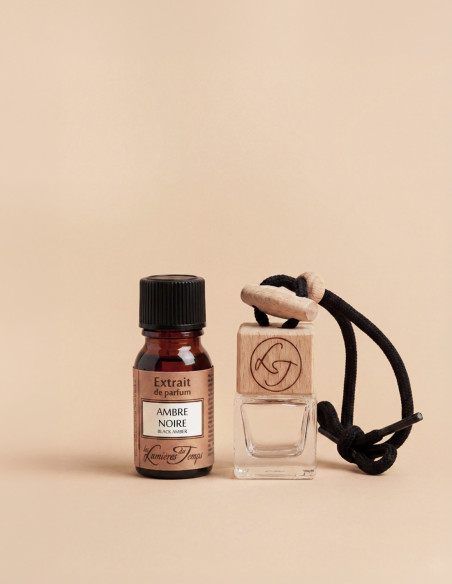 Diffuseur à suspendre 15 ml Ambre noire adapté pour les voitures