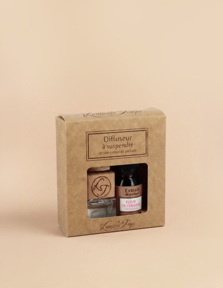 Diffuseur 15 ml à Suspendre en Bois et Verre