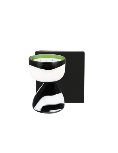 Bougie Audacieuse Verte 690 g Bois d'Olivier Bougie totem