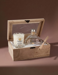 Coffret Bois Diffuseur 100 ml et Bougie 90 g Bois Précieux