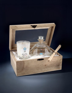 Coffret Bois Diffuseur 100 ml et Bougie végétale 90 g Oud