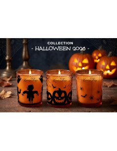 Lot de 6 Bougies Halloween Parfumées 90 g