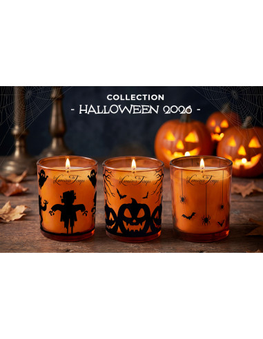 Lot de 6 Bougies Halloween Parfumées 90 g