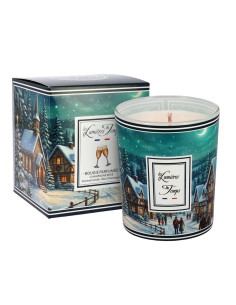 Bougie Villages Enchantés 180 g délicatement parfumé Champagne Rosé