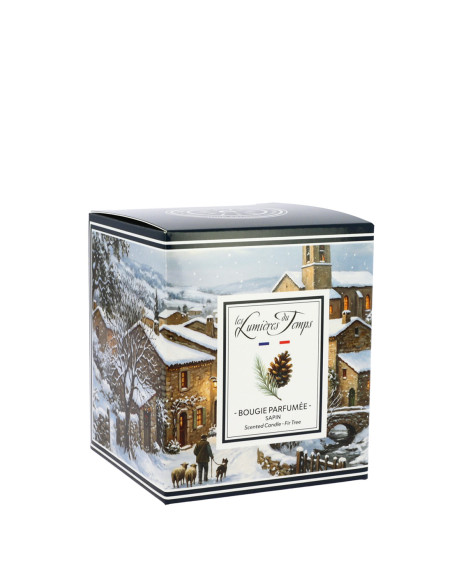bougie parfum sapin