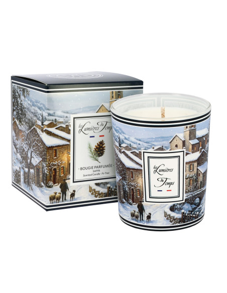 Bougie Villages Enchantés 180 g Thé au Coin du Feu