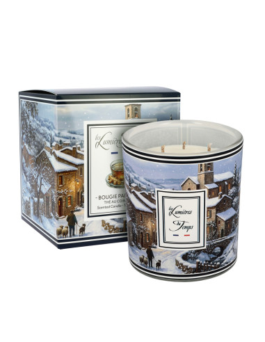 Bougie Thé au Coin du Feu 350 g – Villages Enchantés
