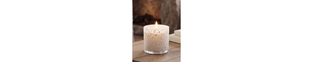 Bougies Scintillante : Collection de Bougies Décoratives Pailletées